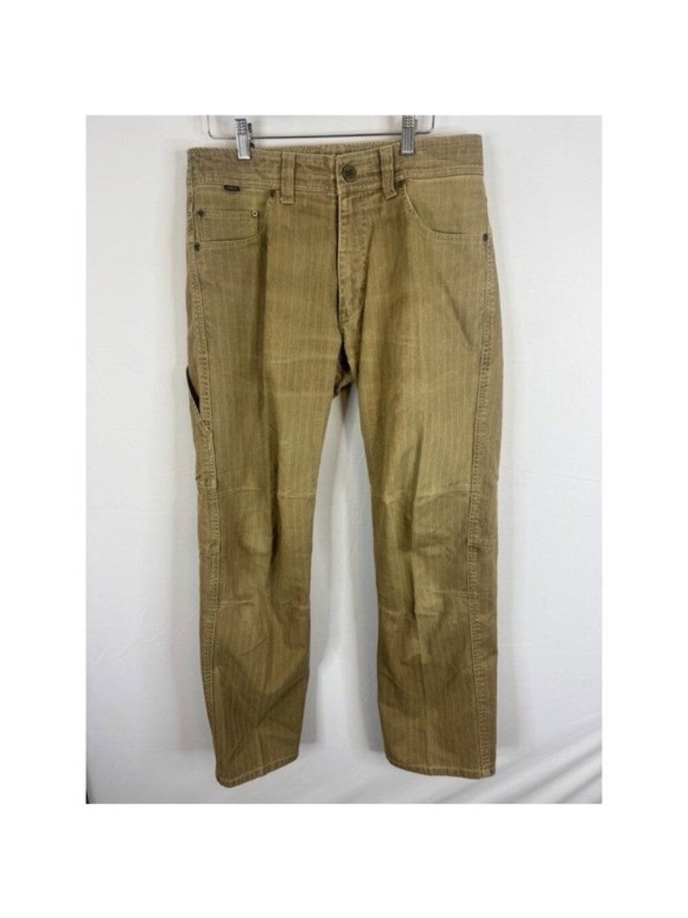 Kuhl Law Khaki Tan Textured Corduroy Work Hiking Pants Mens 32x32